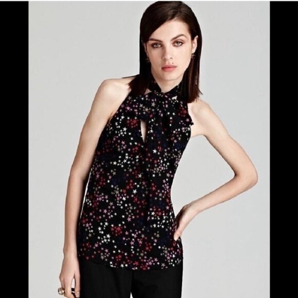 Trina Turk silk star print blouse - Picture 6 of 6